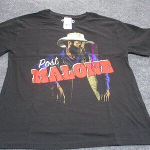 Posty Co. Post Malone T-Shirt Black XX-Large 100% Cotton RN # 102050 NWT